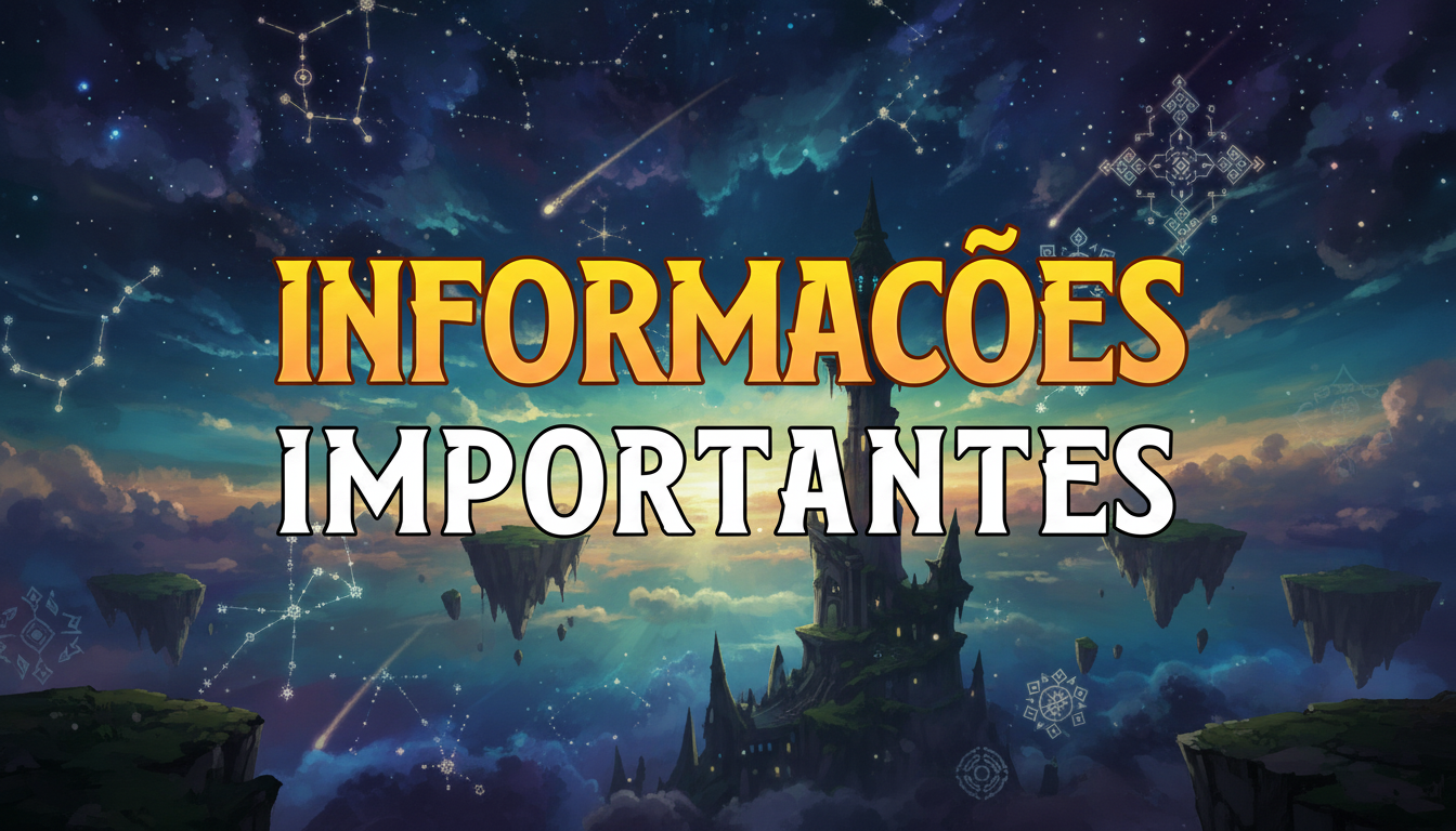 Informações Importantes